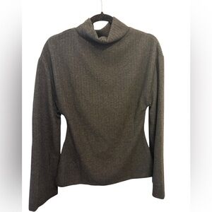 Zara Dark Brown Cowl Neck Sweater